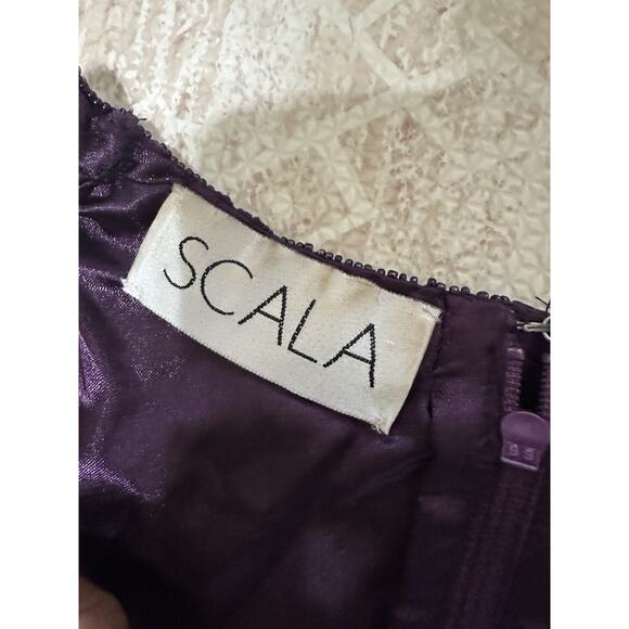 Scala Beaded Mother of the Bride, Cocktail, Vtg Formal Dress Medium Dress - Picture 8 of 9